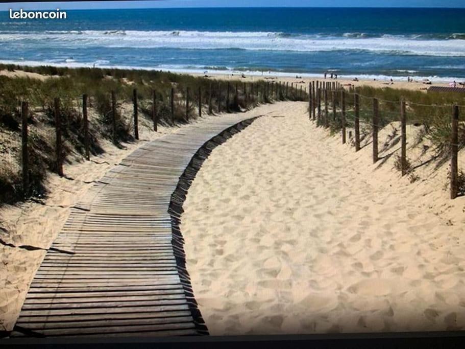 Apt T2 Calme Sur Golf, Piscine, Ocean 10 Min En Velo Lacanau Zewnętrze zdjęcie